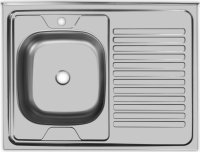 Кухонная мойка UKINOX Eco Eco 800.600 L 80x60 стальная, матовая сталь