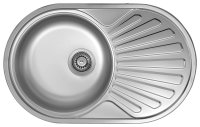 Кухонная мойка UKINOX Фаворит FAP770.480 -GT8K 2L 77x48 стальная, хром