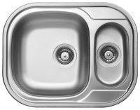 Кухонная мойка UKINOX Галант GAP620.480 15GT8K 2L 62x48 стальная, хром