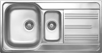 Кухонная мойка UKINOX Гранд GRL980.500 15GT8K -O 98x50 стальная, стальной