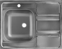 Кухонная мойка UKINOX Иннова IND800.600 ---6C 0L- 80x60 стальная, матовая сталь