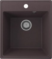 Кухонная мойка Ulgran Quartz forte Forte 425-06 43x49 из кварцевого композита, коричневый