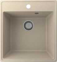 Кухонная мойка Ulgran Quartz forte Forte 460-03 46x50 из кварцевого композита, бежевый