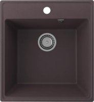 Кухонная мойка Ulgran Quartz forte Forte 460-06 46x50 из кварцевого композита, коричневый