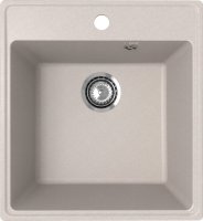 Кухонная мойка Ulgran Quartz forte Forte 460-10 46x50 из кварцевого композита, бежевый