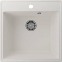 Кухонная мойка Ulgran Quartz forte Forte 505-01 51x51 из кварцевого композита, белый