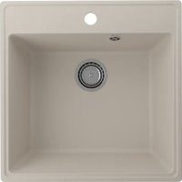 Кухонная мойка Ulgran Quartz forte Forte 505-02 51x51 из кварцевого композита, бежевый