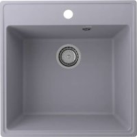 Кухонная мойка Ulgran Quartz forte Forte 505-05 51x51 из кварцевого композита, серый