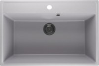 Кухонная мойка Ulgran Quartz forte Forte 760-04 76x51 из кварцевого композита, белый