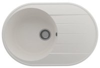 Кухонная мойка Ulgran Quartz nora Nora 750-01 75x50 из кварцевого композита, белый