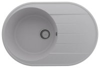 Кухонная мойка Ulgran Quartz nora Nora 750-04 75x50 из кварцевого композита, белый