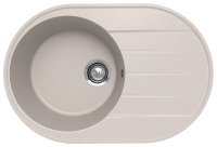 Кухонная мойка Ulgran Quartz nora Nora 750-10 75x50 из кварцевого композита, бежевый