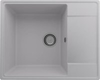 Кухонная мойка Ulgran Quartz prima Prima 605-04 61x49 из кварцевого композита, белый