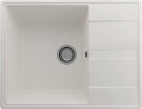 Кухонная мойка Ulgran Quartz prima Prima 650-01 65x50 из кварцевого композита, белый