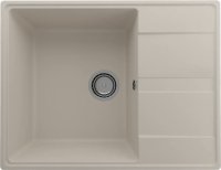 Кухонная мойка Ulgran Quartz prima Prima 650-02 65x50 из кварцевого композита, бежевый