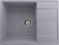 Кухонная мойка Ulgran Quartz prima Prima 650-05 65x50 из кварцевого композита, серый