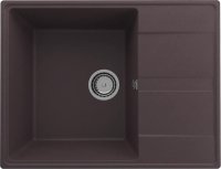 Кухонная мойка Ulgran Quartz prima Prima 650-06 65x50 из кварцевого композита, коричневый