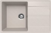 Кухонная мойка Ulgran Quartz prima Prima 750-10 75x50 из кварцевого композита, бежевый