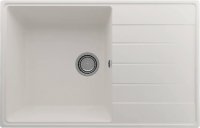 Кухонная мойка Ulgran Quartz prima Prima 780-01 78x50 из кварцевого композита, белый