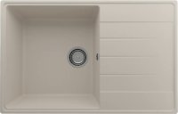 Кухонная мойка Ulgran Quartz prima Prima 780-02 78x50 из кварцевого композита, бежевый