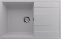 Кухонная мойка Ulgran Quartz prima Prima 780-04 78x50 из кварцевого композита, белый