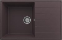 Кухонная мойка Ulgran Quartz prima Prima 780-06 78x50 из кварцевого композита, коричневый