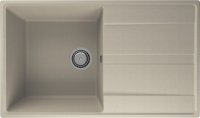 Кухонная мойка Ulgran Quartz prima Prima 850-03 85x50 из кварцевого композита, бежевый
