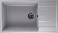 Кухонная мойка Ulgran Quartz prima Prima 860-04 86x50 из кварцевого композита, белый