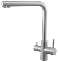 Смеситель для кухни KNOTLOR Streamline SS-08 с подключением фильтра, сатин