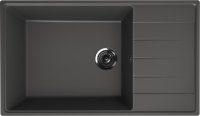 Кухонная мойка Ulgran Quartz prima Prima 860-09 86x50 из кварцевого композита, серый