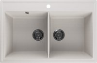 Кухонная мойка Ulgran Quartz ruma Ruma 780-01 78x51 из кварцевого композита, белый