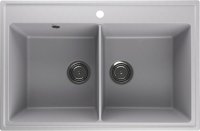 Кухонная мойка Ulgran Quartz ruma Ruma 780-04 78x51 из кварцевого композита, белый