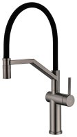 Смеситель для кухни Raglo R20 R20.41.09 с гибким изливом, графит
