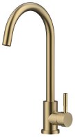 Смеситель для кухни Raiber RPG-012, золото