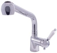 Смеситель для кухни Rav Slezak Labe L511.5 с выдвижным изливом, хром