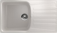 Кухонная мойка Ulgran U-203 U-203-331 83x48 из искусственного камня, белый
