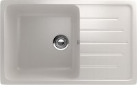 Кухонная мойка Ulgran U-400 U-400-331 75x50 из искусственного камня, белый