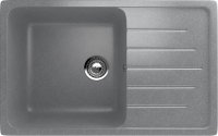 Кухонная мойка Ulgran U-400 U-400-342 75x50 из искусственного камня, серый