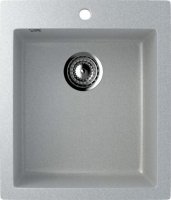 Кухонная мойка Ulgran U-404 U-404-310 42x50 из искусственного камня, серый