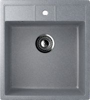 Кухонная мойка Ulgran U-406 U-406-342 45x50 из искусственного камня, серый