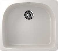 Кухонная мойка Ulgran U-408 U-408-331 59x51 из искусственного камня, белый