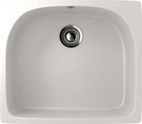 Кухонная мойка Ulgran U-408 U-408-341 59x51 из искусственного камня, белый