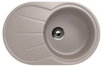 Кухонная мойка Ulgran U-503 U-503-302 75x48 из искусственного камня, песочный
