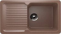 Кухонная мойка Ulgran U-506 U-506-307 77x50 из искусственного камня, коричневый