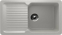 Кухонная мойка Ulgran U-506 U-506-310 77x50 из искусственного камня, серый
