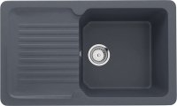 Кухонная мойка Ulgran U-506 U-506-343 77x50 из искусственного камня, серый