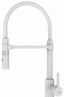 Смеситель для кухни Rose R133C с гибким изливом, белый