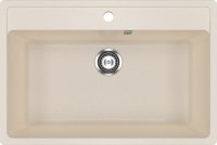 Кухонная мойка Ulgran U-600 U-600-328 76x51 из искусственного камня, бежевый