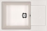 Кухонная мойка Ulgran U-602 U-602-331 76x50 из искусственного камня, белый