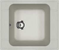 Кухонная мойка Ulgran U-604 U-604-310 59x50 из искусственного камня, серый